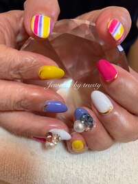 J nail◇カラフルネイル