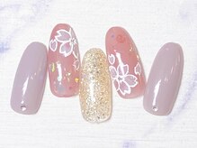 ネイルサロン インプレス(Impress)/季節限定 桜デザイン
