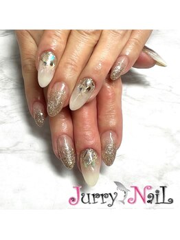 ジュリーネイル 所沢店/シェル埋め込みアート