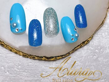 アルーラ 武蔵小杉(Alura)/ブルー夏ネイル