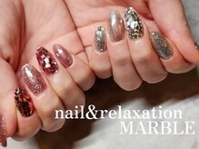 ネイルアンドリラクゼーション マーブル(MARBLE)/つけ放題¥7700