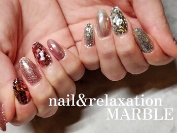 ネイルアンドリラクゼーション マーブル(MARBLE)/つけ放題¥7700