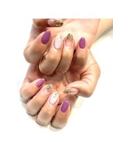 エーナイン イオンモール盛岡南店/華やかデザインネイル！