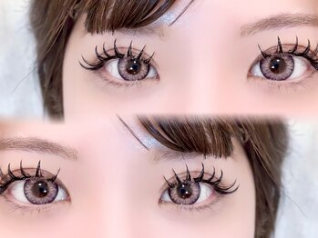 アミニー(Aminy)の写真/ワンホン/韓国風デザイン多数★つけまつ毛級のボリューム感×ダメージレスにこだわった束感まつげに[新宿]