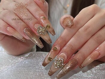 ウメネイルスタジオ(UME NAIL STUDIO)/長さだしやり放題×つけ放題