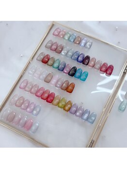 キャンアイドレッシー 高崎店(Can I Dressy)の写真/流行りのうるちゅるネイルが叶う！！カラー豊富なマグネットデザイン♪