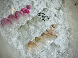 シンプルネイル×秋デザイン