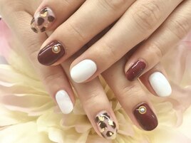 【矢野】シンプル×アニマル柄