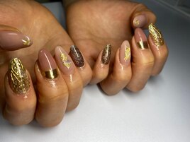 ミラーニュアンスネイル