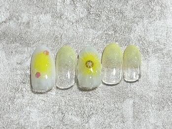 ネイルサロン メイプル(Nail Salon maple)/ぷっくりフラワー