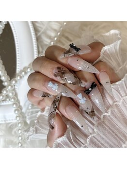 リンドネイル バイ モカ アンド ララ(Lind nail by moca and LaLa)/【mio】10本アート