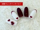 定額バレンタインネイル