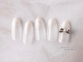 シルバーリボンネイル
