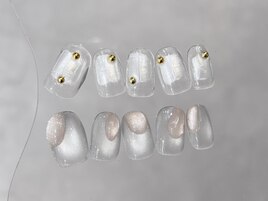 ちぐはぐドロップネイル