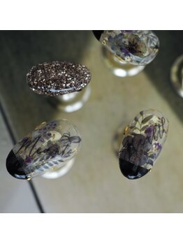 ネイルサロン オートクチュール 北浜店(Nail Salon Haute Couture)/ドライフラワーネイル