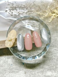 ぷっくりお花ネイル