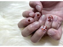 エミュレ(emure.)/ちゅるきらガーリーネイル