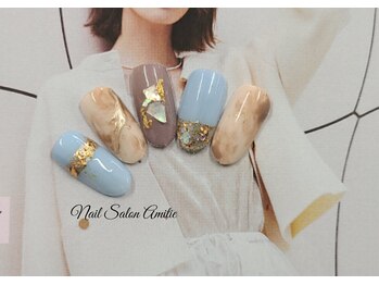 大人綺麗ニュアンスネイル△。。