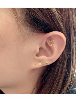 ラブリエ(La Briller)/耳ツボジュエリー（両耳10粒）