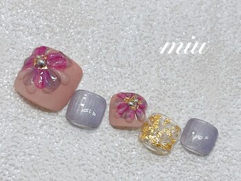 ミウ ネイル(miu nail)/Footオススメ定額★新規¥7490