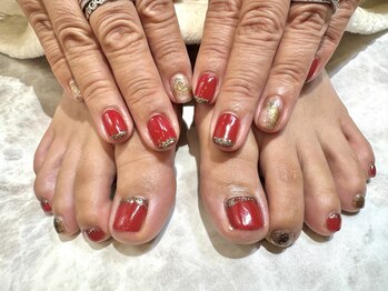 チコネイルサロン バイ オーロル(CHIKO NAIL SALON by AURORE)/【お得】ハンド&フット同時予約