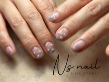 エヌズネイル 三鷹駅前北口店(n’s nail)/グレージュグラデーション