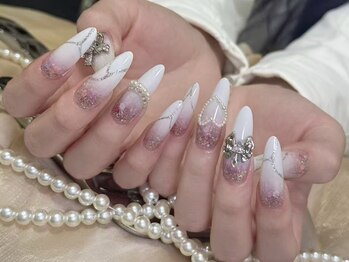 ピンキーネイル(Pinky Nail)/チップ持ち込みデザイン