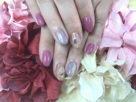 【芝田】パープルネイル