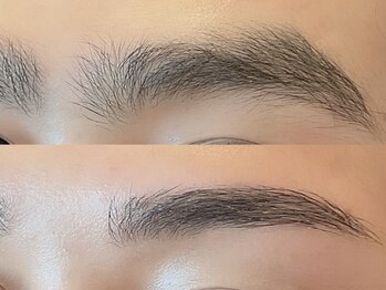 エンドアイ(&i)の写真/【メンズ眉毛人気★】顔型診断による眉WAXで印象度UP!本格的な小顔矯正との同時施術で[美眉&小顔]が叶う♪