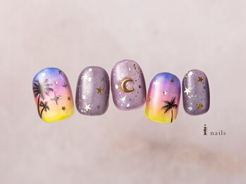 アイネイルズ 横浜EAST店(I-nails)/サンセットビーチネイル