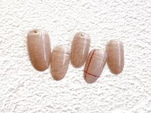 ロア(Lore)/シンプルチェックネイル