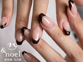 ボルドーフレンチネイル