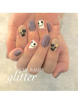 ネイルサロン グリッター(NAIL SALON glitter)/ハロウィンネイル