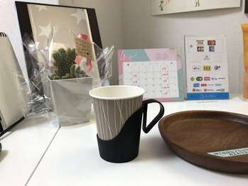 元住吉 雪月花 四季整体/施術前後にお茶をお出しします。