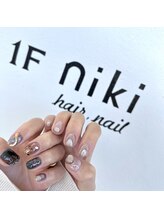ニキ ヘアー ネイル(niki hair nail)/ニュアンスちぐはぐ