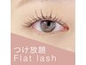 【オフ無料◎】フラットラッシュつけ放題(本数無制限)/カラー変更OK★ ￥9000