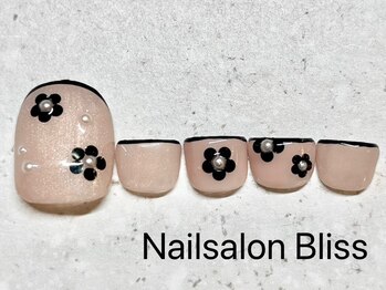ネイルサロンブリス(nail salon Bliss)/定額FOOTシンプルアート¥5720
