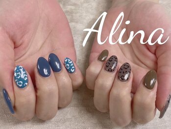 エリナネイルサロン池袋(Alina Nail Salon)/豹柄デザイン