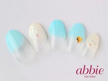 ネイルサロンアビー 北千住店(abbie)/サマーフレンチ　￥11022