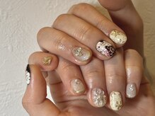 アンネ 表参道(ANNE)/成人式ネイル　持ち込みアート