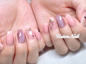 ユニオンネイル川崎(UNION NAIL)の写真/《自爪を削らないパラジェルで美爪ケア》薄くなってしまった爪を綺麗に育成♪パラジェル初回¥1430→¥880★