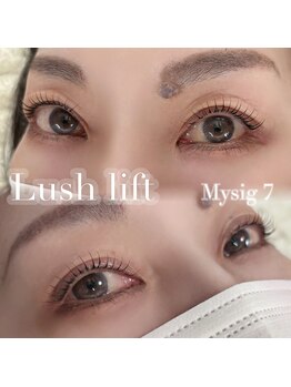 ミーシグ(Mysig7)/まつ毛パーマ立ち上げデザイン