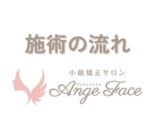 アンジュフェイス(Ange Face)/小顔矯正　施術の流れ