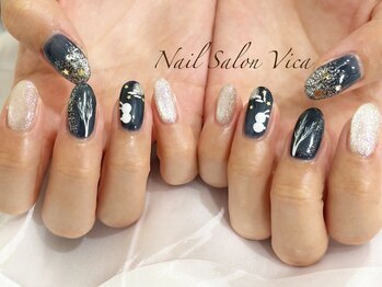 お月見ネイル☆