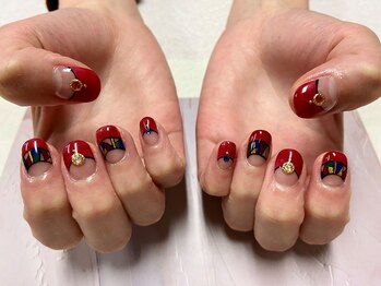 ネイル サロン ヴェレッド(Nail Salon VERED)/【定額】ステンドグラスアート