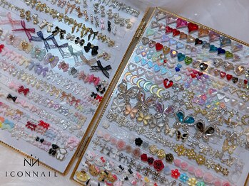 アイコンネイル シブヤ(ICON NAIL SHIBUYA)の写真/1000種類以上のパーツで叶う可愛いデザイン！最新のワンホンデザインも豊富に取り揃え充実のサロン☆