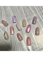 ネイルサロン ヴィヴィ(nail salon ViVi)/ワンカラー&ワンポイントA