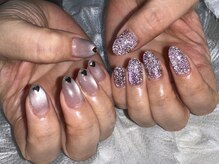 ネイルルーム アンド ベル(Nailroom.&Bell)の雰囲気（人気のフラッシュラメ☆フラッシュをたくとギラギラで可愛すぎる）