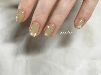 ネイルサロン イントゥ(into_)/ぷるマグ　グリーン　シンプル