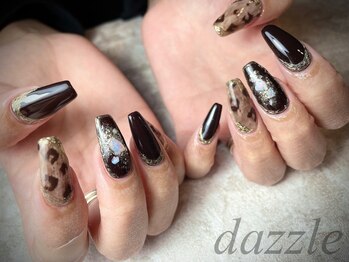 ダズル(dazzle)/レオパードネイル